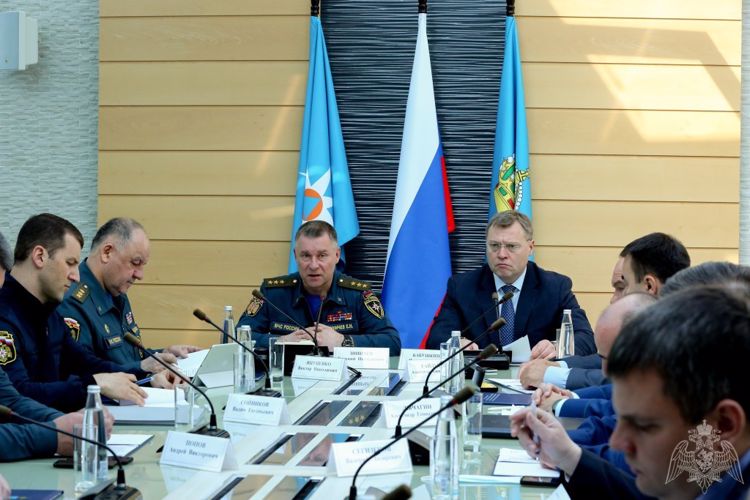 Начальник Управления Росгвардии по Астраханской области принял участие в выездном координационном совещании по готовности к пожароопасному сезону