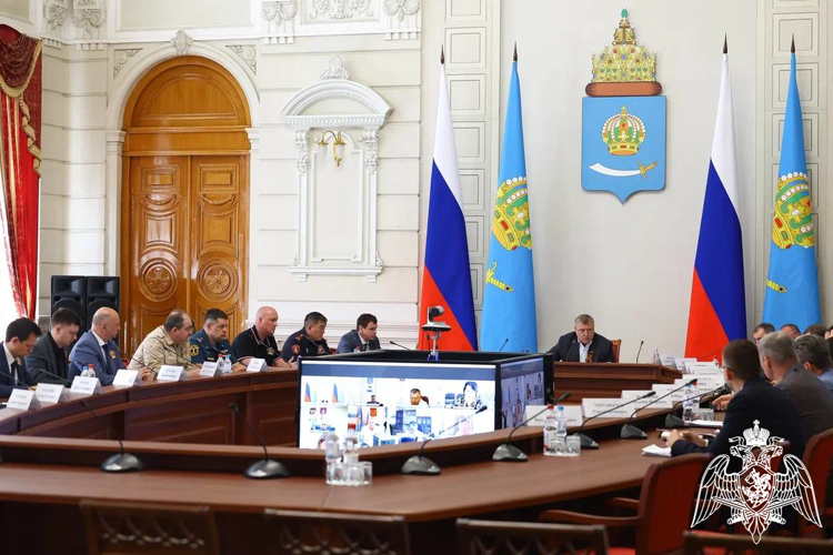 При участии Росгвардии в Астрахани обсудили подготовку ко Дню Победы