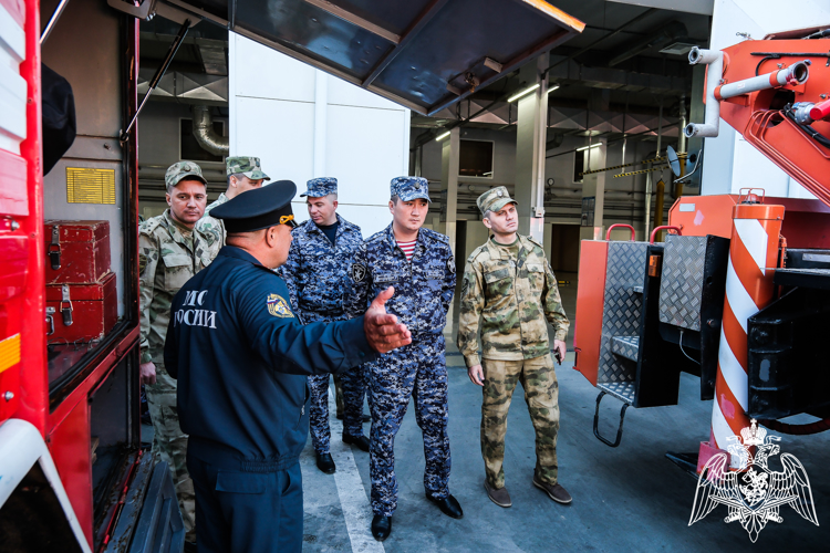 Сбор специалистов пожарной охраны Южного округа Росгвардии завершился в Астрахани