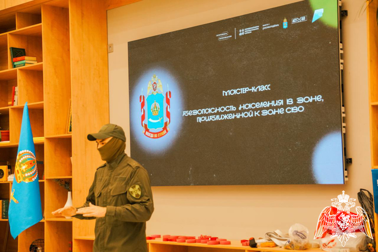 Росгвардейцы провели мастер-класс по оказанию первой медицинской помощи в рамках трека «Астрахань - Кременная»