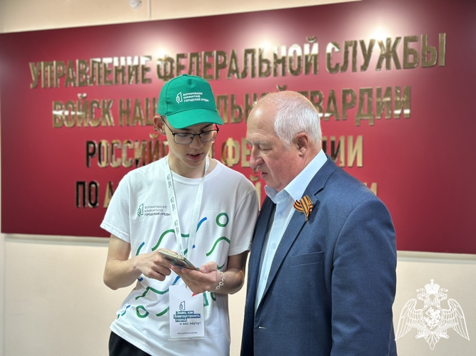 Росгвардейцы проголосовали за благоустройство территорий в Астраханской области