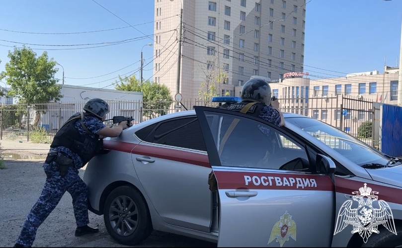 При участии Росгвардии состоялось Антитеррористическое учение в Астраханской области