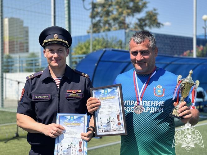 Астраханские росгвардейцы стали бронзовыми призерами на чемпионате по мини-футболу