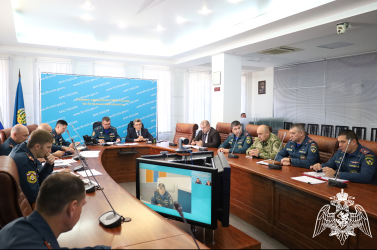 Личный состав Росгвардии принял участие в тренировке по гражданской обороне в Астрахани
