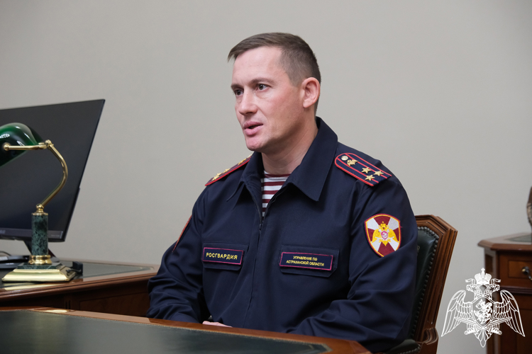 Губернатор Астраханской области провёл рабочую встречу с новым начальником регионального управления Росгвардии