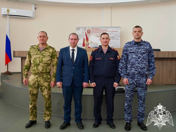В Управление Росгвардии по Астраханской области передали оборудование для подготовки операторов БПЛА