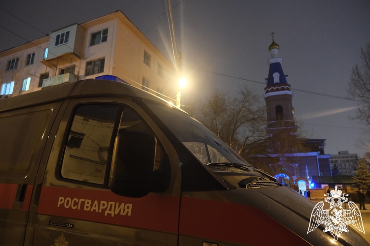Росгвардейцы обеспечили безопасность празднования Рождества Христова в Астрахани