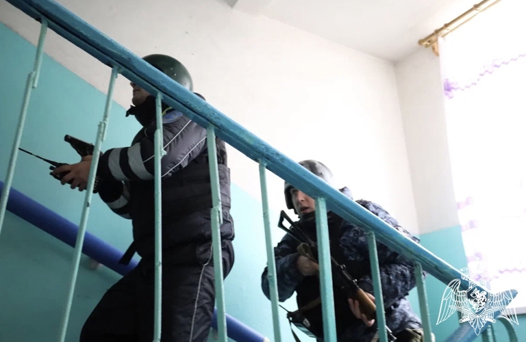 При участии Росгвардии в Астраханской области прошло антитеррористическое учение  «Экран»