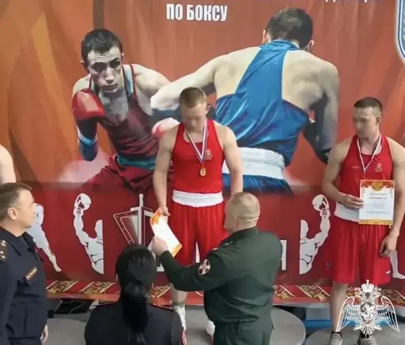 Сотрудник СОБР «Каспий» стал чемпионом Южного округа Росгвардии по боксу