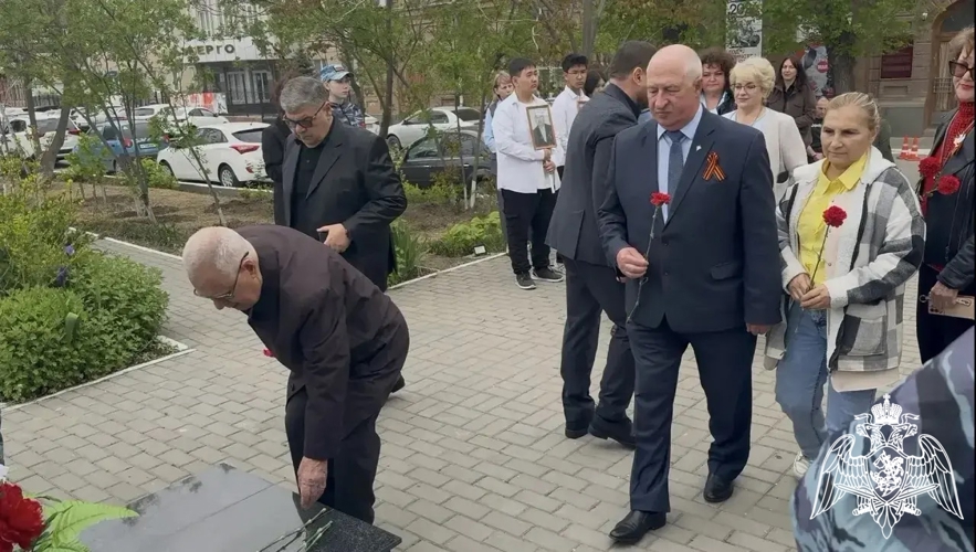 В Астрахани росгвардейцы провели уроки мужества ко Дню Победы